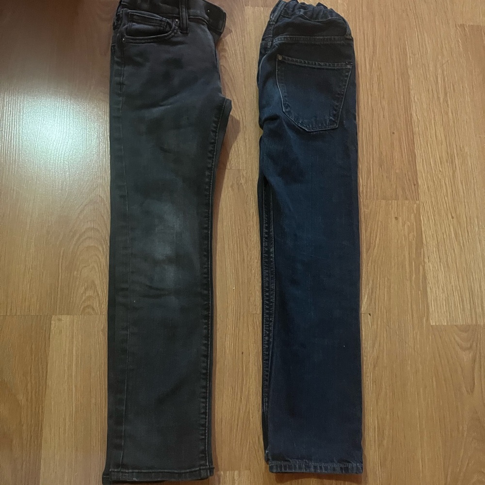 Old Navy and H&M Kids Black and Dark Blue Jeans